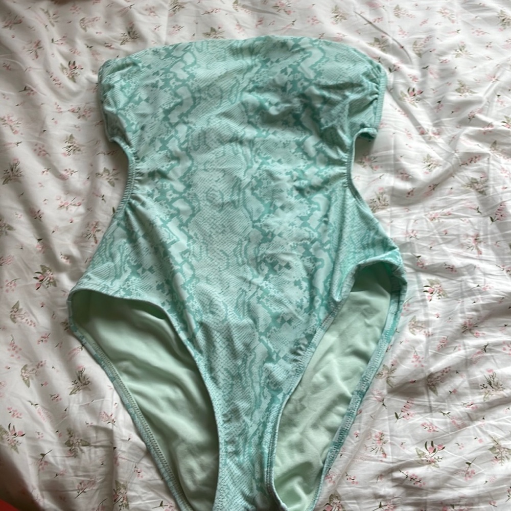 Teal swim suit